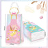 Liliful 16 Pcs Baking Party Favors Little Bakers Gift Bags with Handles, Bakery Pattern Goodie Bags for Kids & Adults