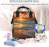 HCBPWVQA Backpack Daypacks Backpack Mommy Evening Beach Sea Water Diaper Bag with Changing Pad and Pacifier Holder