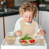 Silicone Baby Feeding Set, 12 Pack Baby Led Weaning Supplies, Suction Divided Plates, Toddler Soft Bowl, Spoons, Forks