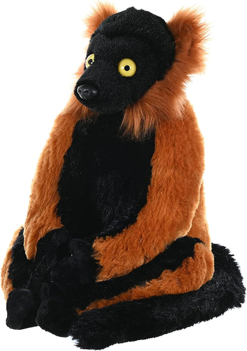 Cuddlekins12 Inches Wild Republic Red Ruffed Lemur Plush, Stuffed Animal, Plush Toy, Gifts for Kids