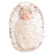 Konssy Baby Girl Newborn Receiving Blanket with Headband Set Baby Swaddle Nursery