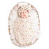 Konssy Baby Girl Newborn Receiving Blanket with Headband Set Baby Swaddle Nursery