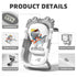 WyfKyd 0-36 Collapsible Baby Bathtub for Newborns to Toddler with Real-time Temp Monitor & Floating Cushion,Portable