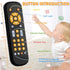 6 3 6 12 18 Avkast Baby TV Remote Control Toy Month+, Toddler Realistic Remote Toy with Sound and Light, Early