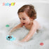 Baby Bath Thermometer - BabyElf Safety Floating Bathing Toy for Infants, Upgraded Mute Visual Alert