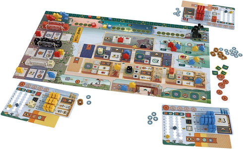 12+, 14 85 Devir - The White Castle Board Game Strategic Eurogame with Worker Placement, Dice Placement & Resource