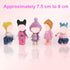 Goktvai 6 Sets 7.62cm/3 Inches, Set Doll Clothes for Adorable Mini Clothes Funny Doll Outfits Costume Accessories