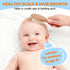 Set, (3 Set) Baby Hair Brush & Comb Organic Wooden Hairbrush Natural Goat Bristles for Newborns & Toddlers, Ideal