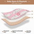 EtherSpher 50'' 50''para Pink White Stripes Heart Lip Love Large Non-Slip Baby Floor Play mat for Indoor Outdoor Water