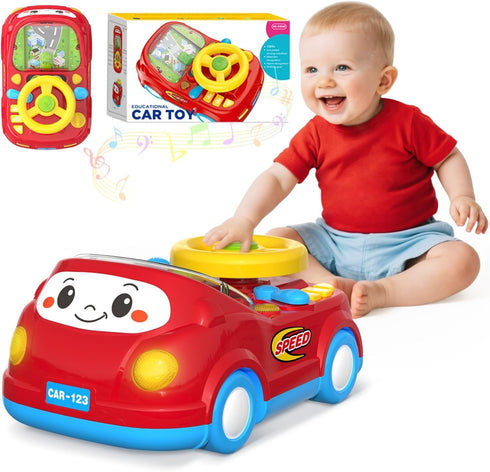 Toys for 1 Year Old Boy Gifts - 2-in-1 Toddler Push Car