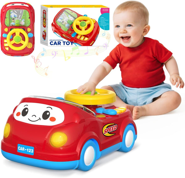 Toys for 1 Year Old Boy Gifts - 2-in-1 Toddler Push Car