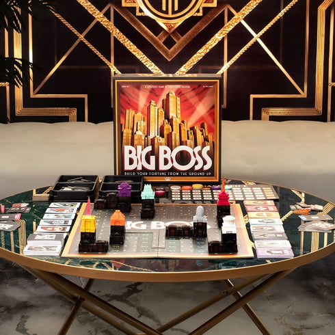 FUNKO GAMES 2-6 10+ Funko Big Boss Strategy Board Game for Players Ages