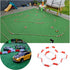 Hobby Fans 120 Pieces RC Car Racing Track Drift Field Fence for Mini RC Cars 1/14 1/16 1/18 1/24 1/28 (Red+White)