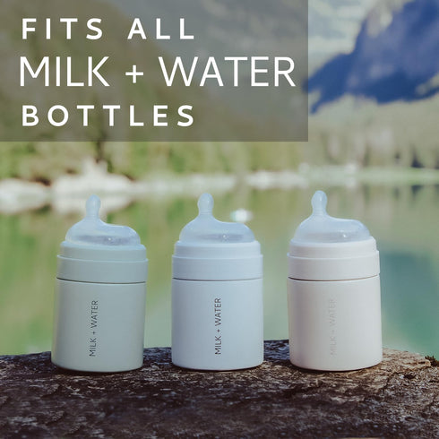 Set 2 (6+ Pack MILK & WATER Anti-Colic Nipples, of - Fast Flow Months) Super Latch Nipple - Mimics Natural Feeding