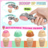 Set, Playset 3 4 5 6 7 8+ INNOCHEER Ice Cream Toy, Wooden Ice Cream Play Pretend Play Kitchen Toys, Ice Cream Toys