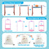 Set 50 3-5 Kids Camping Toys PCS with Campfire, BBQ Grill, Food Toy and Lantern Kids Camping Gear with Storage Bag