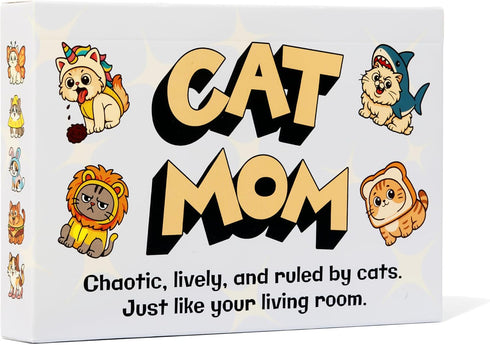 Cat Mom Fast-Paced Card Game for Cat Lovers Lively 35 Minute Party