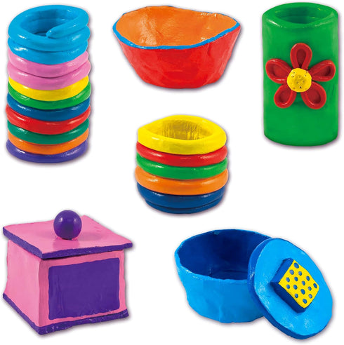 Galt Toys First Pottery Kids' Craft Kits, Clay and Paint for Ages 6 Years Plus
