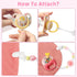 LSTRAGY 2 Pack Silicone Pacifier Clip, Pacifier Holder for Boys and Girls, Adorable Sunflower Pacifier Strap Fits