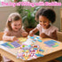 10 Sets 720+ 3-8 iGetooy DIY Mosaic Stickers for Kids, Space Art Craft Kit with Stickers, Travel Toys for Kids