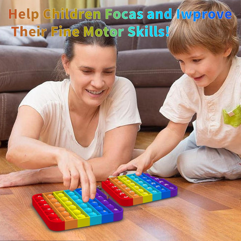 2Pack Toys,26 1-30,Popper (2) Pop Fidget Toys,ABC Learning and Educational Letters and Numbers Games Bulk and Party