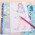 Make It Real Fashion Design Sketchbook for Girls, Digital Dream Kit with 110 Stickers, Stencils, Design Guide