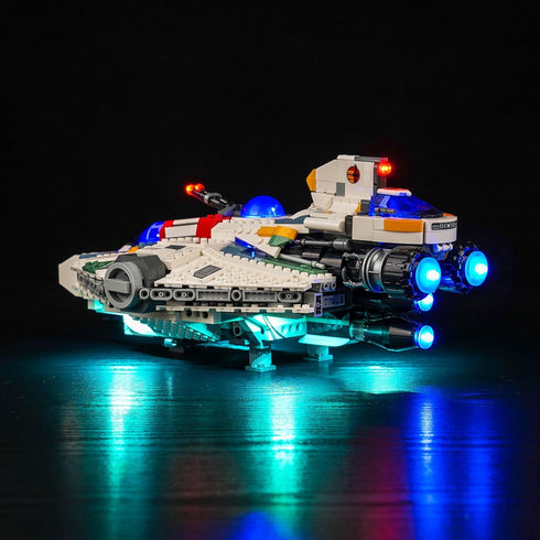 LED Lighting Kit for Lego Ahsoka Ghost & Phantom II 75357 Building Kit - Lights Only, Decoration LED Kit