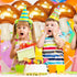 Sliverdew 31'' Balloons,3 Mushroom Pcs Brown Mushroom Party Decorations Mushroom Foil Balloons Fairy Theme Birthday
