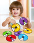Coogam Interactive Alphabet Spinning Card for Toddler, ABC Letters Numbers Learning Game, Montessori Toy Gift