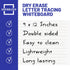 Scribbledo Dry Erase Handwriting Practice Board for Kids, 9 x 12 Inch Alphabet Tracing Whiteboard