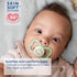 MAM Air Day & Night Baby Pacifier, Glows in The Dark for Sensitive Skin, 3 Pack (6-16 Months, Boy)