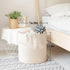 17'' 16'' CherryNow Extra Large Woven Storage Baskets x Cotton Rope Decorative Hamper for Magazine, Toys, Blankets