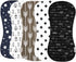 5-Pack 2 1 Dodo Babies Baby Burp Cloths - Soft Absorbent & Neutral Burp Cloths - Contoured Shoulder Fit & Baby Boy