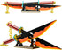Cosplay Anime Swords Building Set - Double Blade Tengen Uzui Katana Block with Stand Model Kits for Ages 6+