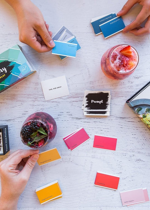 Paint Chip Poetry - A Game of Color and Wordplay, Unique Poem Gift for Teachers