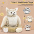 7 15 Inches Set MorisMos Pcs Owl Stuffed Animal with Babies Inside, Stuffed Owl Plush Toys with Little Baby Owls, Eggs