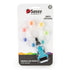 Rainbow Star Teether with Keeper | Textured Silicone Teether for Teething | Ages 3+ Months and Up