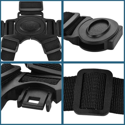 5 Universal Point Harness Baby Chest Harness for Child/Kid Seats, Adjustable Harness Strap for High Chair/Pushchair