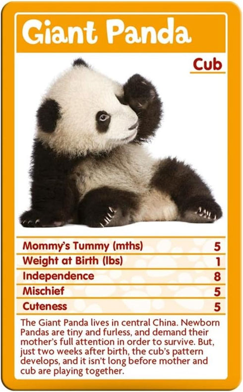 Baby Animals Top Trumps Card Game - Fun Card Game for Kids