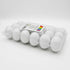 18 Pcs Easter Egg, White Wooden Eggs, Life Size Plain Decorating Eggs for Kids Easter DIY Paint Your Own Egg Decor