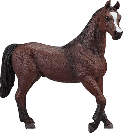 MOJO Arabian Stallion, Chestnut - Realistic Horse Toy Replica Hand Painted Figurine