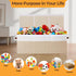 Box,150L Lid,40"x14"x16" Extra Large Toy Foldable Sturdy Toy Storage with Kids Storage Organizer, Toy Chest