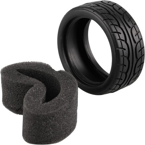 Soft Rubber Tires for RC 1:10 On Road Car, Pack of 4