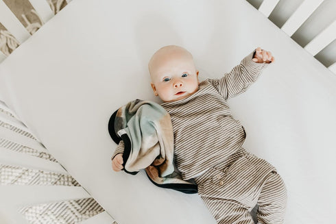 Copper Pearl Baby Security Blanket Set of 2, Ultra-Soft Portable Size for Self-Soothing, Ideal Loveys for Boys Girls -