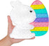 TOMMIKE Easter Bunny Pop It Fidget Toy Bubble Sensory for Anxiety & Stress Relief Special Needs Autism Learning Office