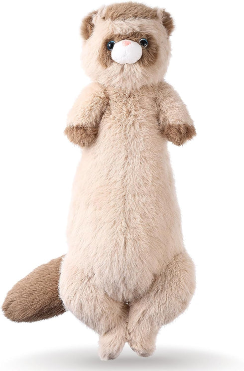 ZJoey 20.5 Inch Ferret Plush Stuffed Animal Long Cute Ferrets Pillow Soft Doll