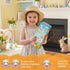 Y-FABKKI Easter Wooden Blocks Stacking Games, Bunny Egg Basket Theme Tumbling Tower and Balance Game for Adults, Kids