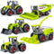 5 Pack Diecast Farm Tractor Toy, Toddlers Farm Toys Tractor Vehicles with