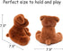 Chocolate Labs Stuffed Animals, 7.9 inches, Brown Chocolate Plush Puppies for Kids Birthday Gifts