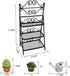 Set (11pieces) 1 12 SAMCAMI Dollhouse Furniture Flower Stand - Vintage Metal Plant Stand and Other Miniature